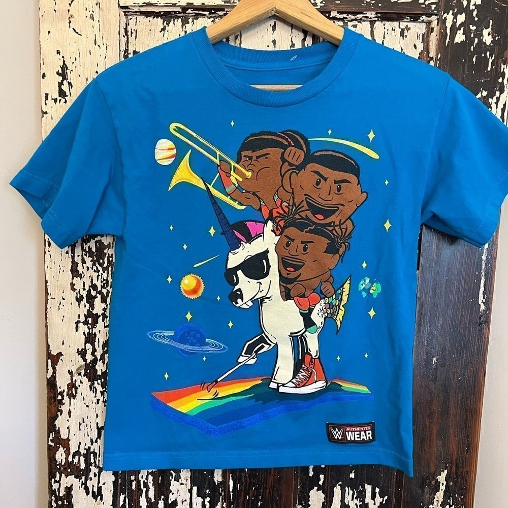 WWE The new Day world wrestling youth T-shirt. Size M.
